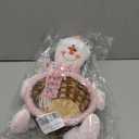 Christmas Candy Cookies Storage Basket Snack Chocolate Woven Holder Basket Xmas Candy Dish Dessert Bowl for Winter Holiday Party Decoration (Pink Snowman)