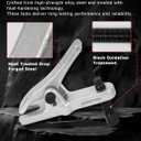 DAYUAN 5pcs Professional Front End Service Tool Kit, Pitman Arm Puller, Ball Joint Separator Tie Rod Remover Tool