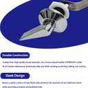 Left Mount Toilet Handle Assembly - Compatible with Kohler Portrait Series Toilets, Replaces Part K85084-CP Toilet Trip Lever, Polished Chrome