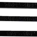 Sevomie Stained Glass Copper Foiling Tool, Hand Foiler 3/16, 1/4, 7/32 Foil Crimper - Set of 3