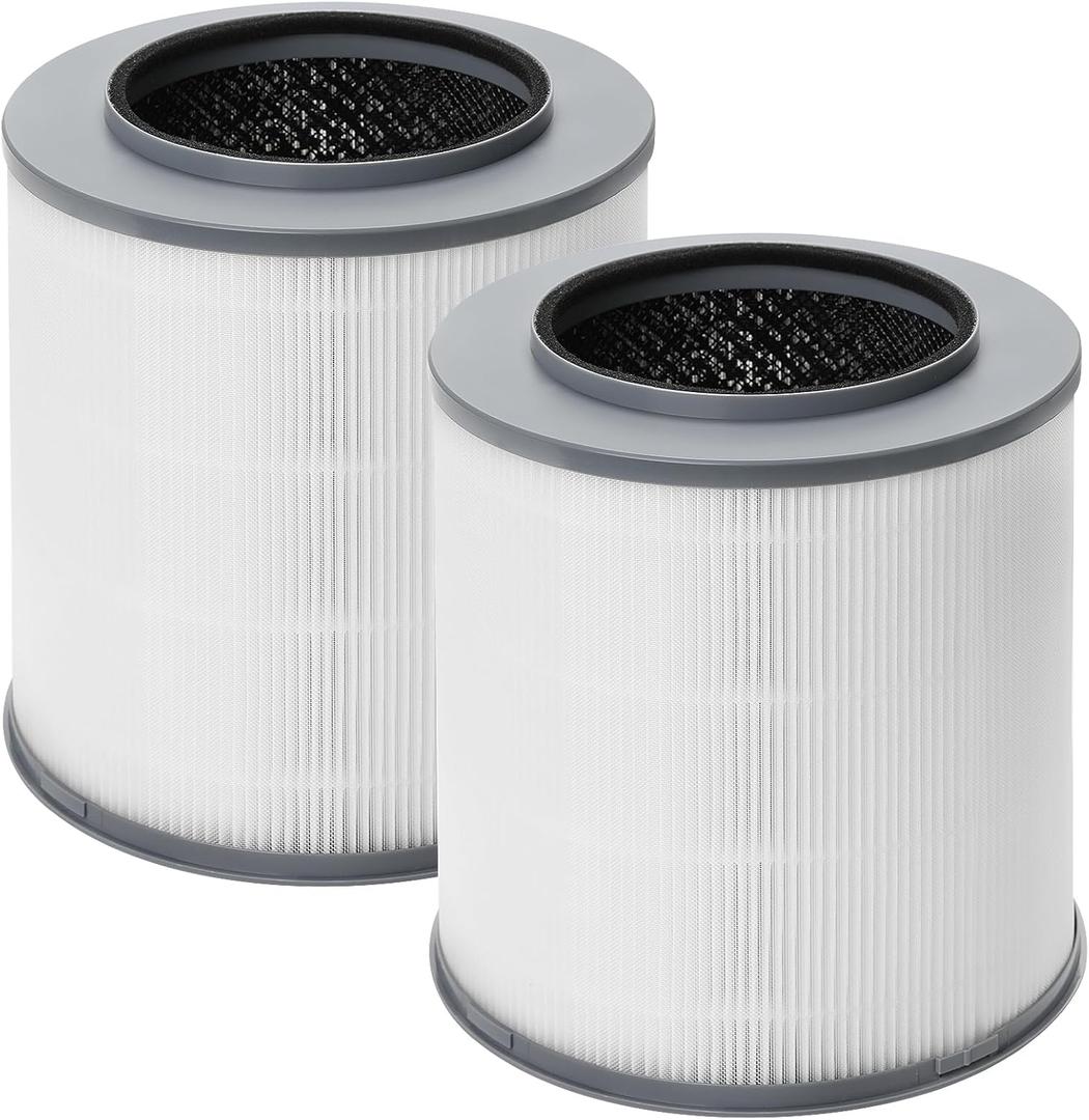 2 Pack 12030 Medium Room True HEPA Air Purifier Replacement Filter Compatible with Clorox 11030 & 11031 Air Cleaner Purifier for Home, 1,000 Sq. Ft. Capacity, Part #12030