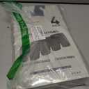 adidas mens Stretch Cotton Boxer Brief Underwear (4-pack) (Gray, M)