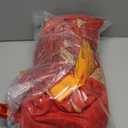 Men Costume Adult King Hat Outfits Black Oversleeve Red Cloak Glove Top Robe Cape Headwear Haloween Cosplay Costume (Medium)