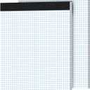 Graph Paper 8.5 X 11, 2 Pack, 4x4 Quad Ruled, Grid Paper Pad 8-1/2" X 11.75", Grid Pad 8.5 X 11.75, Engineering Notebook, Easy Tears Off, White 70 Gsm Graft Paper