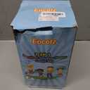 Eocolz 3 in 1 Carnival Games Set, Soft Plastic Cones Bean Bags Ring Toss Games for Kids Birthday Party Outdoor Games Supplies Combo Set