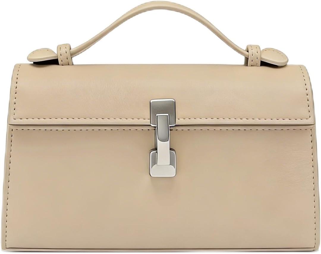 Clutch Purses for Women - Small Purse Top Handle - Evening Bag - Adjustable Crossbody Handbag - Trendy PU Leather