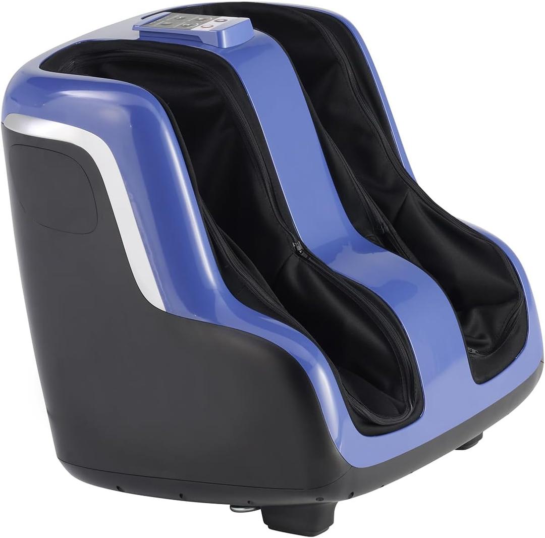 Human Touch SOL+ Foot and Calf Massager with Heat & Vibration HSA Approved Patented Figure-Eight CirQlation Technology for Plantar Fasciitis, Swelling, & Poor Circulation Deep Tissue kneading