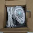 BEAUTURAL Mini Travel Steam Iron for Clothes with Dual Voltage, Temperature Control, Non-Stick Soleplate and Cord Storage, Ideal for Sewing, Quilting and Handcraft (White)