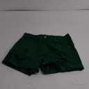 LookbookStore Women's High Waisted Rolled Hem Distressed Jeans Ripped Denim Shorts M Verdant Green