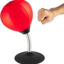 Stress Buster Desktop Punching Bag - Suctions to Your Desk, Raipoment Heavy Duty Stress Relief Ball, Funny Gifts for Boss or Coworker, Easter (Red)