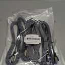 BUSOHE Cat 8 Ethernet Cable 6 FT 10 Pack, Nylon Braided High Speed Heavy Duty Network LAN Patch Cord, 40Gbps 2000Mhz SFTP Shielded RJ45 Flat Internet Cable for TV/PC/Router, in Wall, Indoor, Outdoor