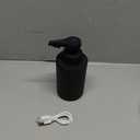 Automatic Soap Dispenser Liquid Touchless: 9oz Black Plastic - Rechargeable Electric Smart Auto Hand Soap Dispenser - Dish Bathroom Kitchen