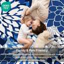 ZonLi 9x12 Area Rug for Living Room, Washable Rugs for Bedroom