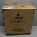 LUE BONA Adjustable Vanity Stool, 360Swivel Vanity Chair for Makeup Room, Black Stool Chair for Vanity, Small Faux Leather Vanity Stools for Bathroom, Living Room