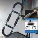 DERACY Twister Arm Trainer, Adjustable 60 - 110 Lbs Resistance Forearm Strengthener, Chest Workout Equipment, Arm Exerciser, Portable Home Gym Fitness Equipment