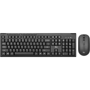 Wireless Keyboard and Mouse Combo,Rii RK211 2.4G Full-Sized Ergonomic Keyboard Mouse,4 DPI Adjustable Cordless USB Keyboard and Mouse for Computer/Laptop/Windows/Mac