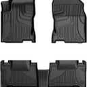 7PCS Floor Mats & Carpet Mats Fit for 2015-2021 Lexus NX NX300/ NX300h /NX 200t - All Weather TPE Protection Car Floor Mats 1st & 2nd Row Anti Skid Liner