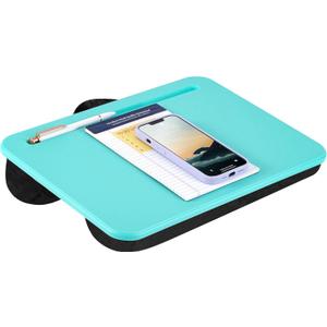 LAPGEAR Compact Lap Desk - Fits up to 15 Inch Laptops - Aqua Sky - Style No. 43109 (Single Unit)