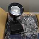 Solar Lights Outdoor, Solar Spot Lights Outdoor, 6 Pack IP44 Waterproof Solar Spotlights, Auto On/Off Solar Powered Garden Lights for Yard Pathway Driveway (Warm White) Bright Pathway