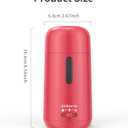 Automatic Electric Pencil Sharpener - Auto Feed, Auto Stop & Auto Eject, Rechargeable for Classroom, Home, School, Office, Rose Red