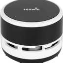 Mini Vacuum Cleaner, Portable Desktop Vacuum Cordless, Handheld Dust Sweeper Battery Operated, Low Noise and Strong Suction for Home/Office/School/Car/Keyboard(Battery not Include) (Black)