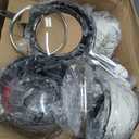 Nuwave Healthy Duralon Blue Ceramic Nonstick Cookware Set, Diamond Infused Scratch-Resistant, PFAS Free, Dishwasher & Oven Safe, Induction Ready & Evenly Heats, Tempered Glass Lids & Stay-Cool Handles (Vanilla Cream)