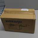 RioRand Manual Spiral Potato Cutter, Stainless Steel Tornado Twister with Blades for Curly Fries, DIY Potato Slicer for Home Kitchen, BBQ, Carrots, Cucumbers (Silver)