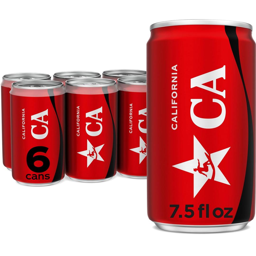 Coke Zero Sugar Mini-Can 7.5 fl oz, 6 Pack (Package May Vary) (EXP 11/09/26)