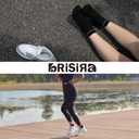 BRISIRA Coolmax Bamboo Viscose Women Compression Running Ankle Socks No Show Athletic Wicking Thick Cushioned Arch Support