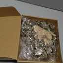 Christmas Poinsettia Artificial Flowers & Glitter Berries Stems Kit 24Pcs Christmas Tree Decorations Floral Picks Christmas Tree Filler Ornaments for Home Party Xmas Decor