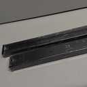 VANoopee 6.6FT H Track Lighting Rails Black, H Type Track Lighting Kit with Floating Canopy Connector, End Caps, Live End Feeds, I Connectors, Compatible with Single Circuit H Style Track System