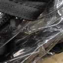 6 Passenger Golf Cart Enclosure for 120" Extended Roof, 600D Waterproof Driving Rain Cover with Clear 4-Sided Windows, Roll-Up Door, Zippered Mirror Openings, All-Weather Protection