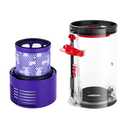 Upgraded Canister Replacement Parts Compatible With Dyson Cyclone V10 Animal,V10 Total Clean,V10 Absolute,V10 Animal,SV12 Vacuum Dust Bucket HEPA Filter attachments 969509-01