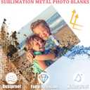 ToBeAce 10 Pcs Sublimation Metal Photo Blanks 16"x20", Large Aluminum Sublimation Metal Sign Blanks, 0.45mm Thick Aluminum Sheet Blank for DIY, Frame, Gifts, Wall Art, Home Decor