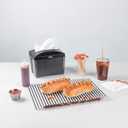 Restaurantware-6 Inch Wooden Hot Dog Skewers, 100 Disposable Sandwich Picks - Built-In Hot Dog Cartoon, Sustainable, Bamboo Decorative Food Picks, For Parties Or Picnics