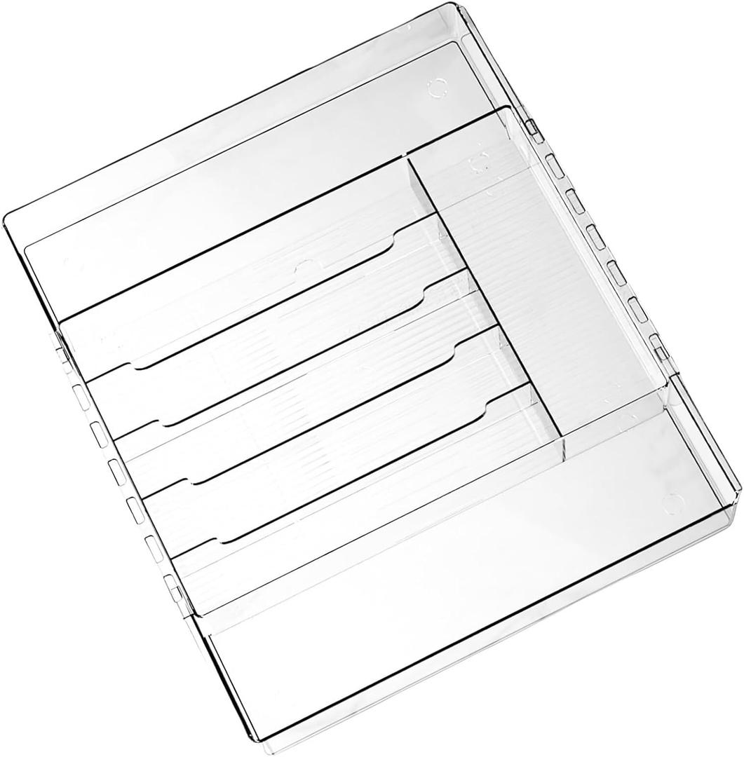 Versatile Cutlery Drawer Tray With Adjustable Compartments Kitchen Cutlery Drawer Insert Flatwares Organizers