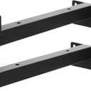 LIFKOME 2Pcs Heavy Duty Wall Brackets for Floating Shelves Metal Bracket Holder Sturdy Design for Secure Storage Easy Installation Invisible Support for Home Decor