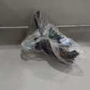 Amazon Basics Velvet Non-Slip Skirt Clothes Hangers with Clips, 360 Degree Rotatable Hook, Organize Pants and Skirts, Black/Silver, 24-Pack