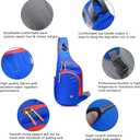 Peicees Small Sling Backpack Waterproof Unisex Shoulder Bag Chest Crossbody Daypack