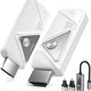 Wireless HDMI Transmitter and Receiver 328FT/100M, 4K Decode Plug and Play 1080P Portable Wireless HDMI Extender 2.4G/5GHz, for Streaming Video and Audio to Monitor from Laptop/PC/Projector/TV Box