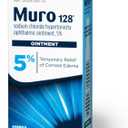 Muro 128 Ointment, Temporary Relief of Corneal Edema, Eye Care, Sodium Chloride Hypertonicity Ophthalmic 5% Ointment , 0.12 Oz