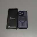 TOCOL for iPhone 16 Pro Case, Full Camera Protection, Compatible with Magsafe, Drop Protection, Translucent Magnetic Matte Phone Case for iPhone 16 Pro 6.3 inch (Black)