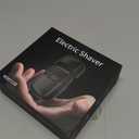 Electric Razor for Men, Foil Shaver and Beard Trimmer for Dry and Wet,Battery LED Display USB-C Fast Charge, IPX7 Waterproof Portable Travel Shaver (Charcoal Black)