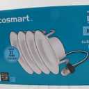 EcoSmart 4 in. White Integrated LED Recessed Trim, Daylight (4-Pack)