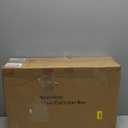 Stainless Steel Litter Box | XL Enclosed Cat Litter Boxs with Lid for Big Cats | High Sided, Anti-Urine Leakage | Non-Stick Bottom & Includes Litter Mat & Metal Scoop (Silver Gray)