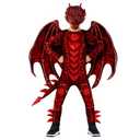 Morph Dragon Costume For Kids, Dragon Wing Costumes For Boys, Halloween Costumes Kids, Boys Halloween Costume (X-Large, Red)