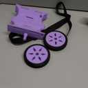 Adjustable Guinea Pig, Rabbit and Hamster Wheelchair for Back Legs Mobility Aid, Soft TPU Tires with Raps (Medium)