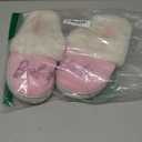 Josmo Barbie Girls Slippers Cozy Fuzzy Plush House Shoes Warm Indoor Outdoor Kids Bedroom Slippers for Little Kid Big Kid Adults, Size: 4-5 Big Kid
