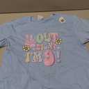 Peace Out Eight I'm 9 Nine Year Old Girl 9th Birthday T-Shirt 