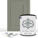 ALL-IN-ONE Paint, Simply Sage (gray green), Gallon - Durable cabinet and furniture paint. Built in primer and top coat, no sanding needed. Includes our 30 featured color card. (128 Fl Oz (Pack of 1))